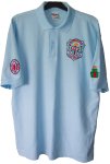 Polo Shirt with 3 Badges - Front